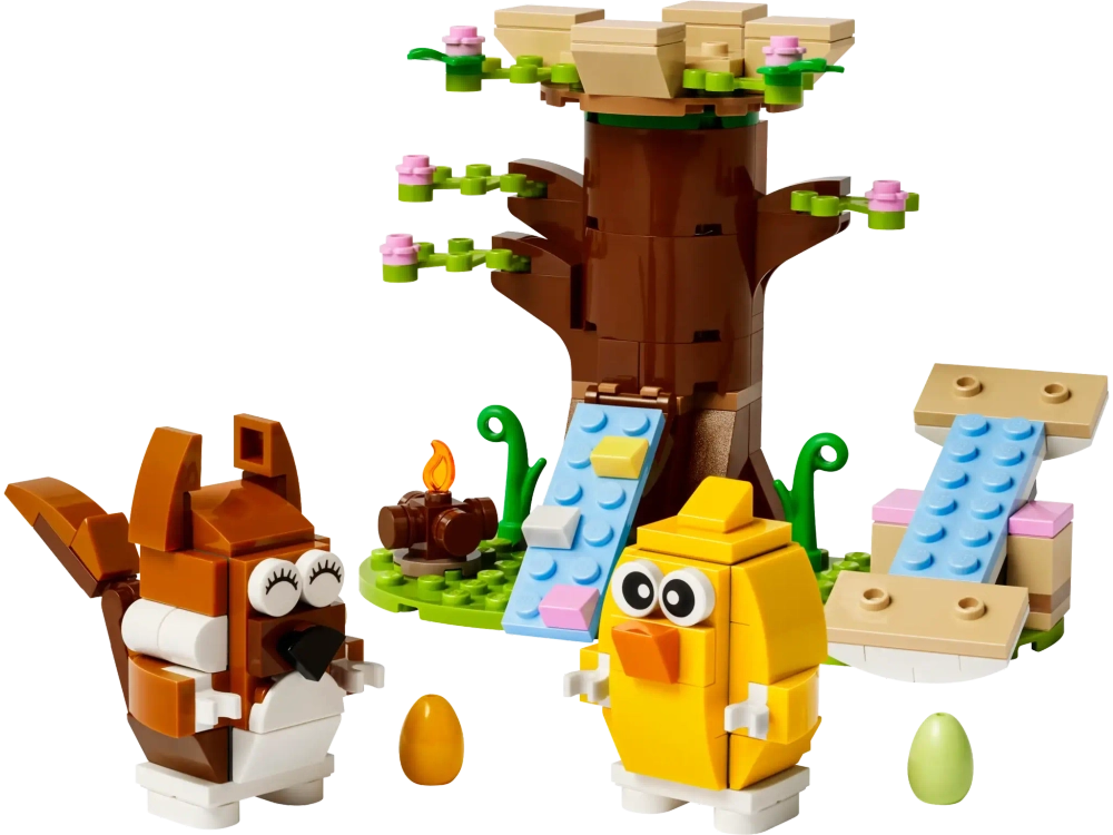 Конструктор LEGO 40709 Весенняя игровая площадка для животных
