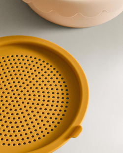 ZARA HOME Детское силиконовое пляжное ведерко, желтый