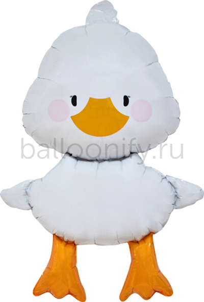 Шар (41''/104 см) Фигура, Гусь Обнимусь, 1 шт. в уп.