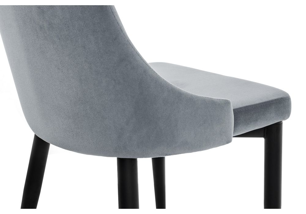 Стул на металлокаркасе Kora gray / black