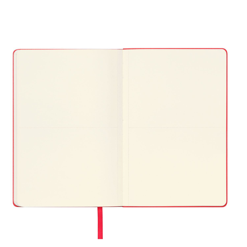 Ежедневник Spark недатированный, красный (с упаковкой, со стикерами)