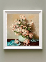 Картины на стену интерьерная на холсте 4 шт, 23*23 см