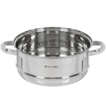 Секция для пароварки нерж, 24 см, Daniks, Оптима, нержавеющие ручки, GS-01201-24ST