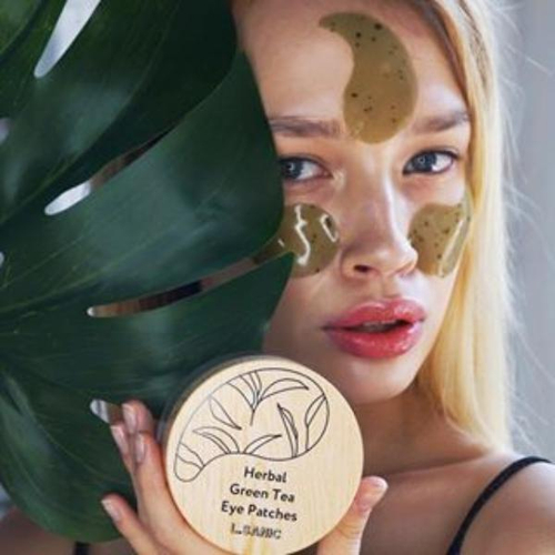 L.Sanic Herbal Green Tea Hydrogel Eye Patches гидрогелевые патчи с экстрактом зеленого чая