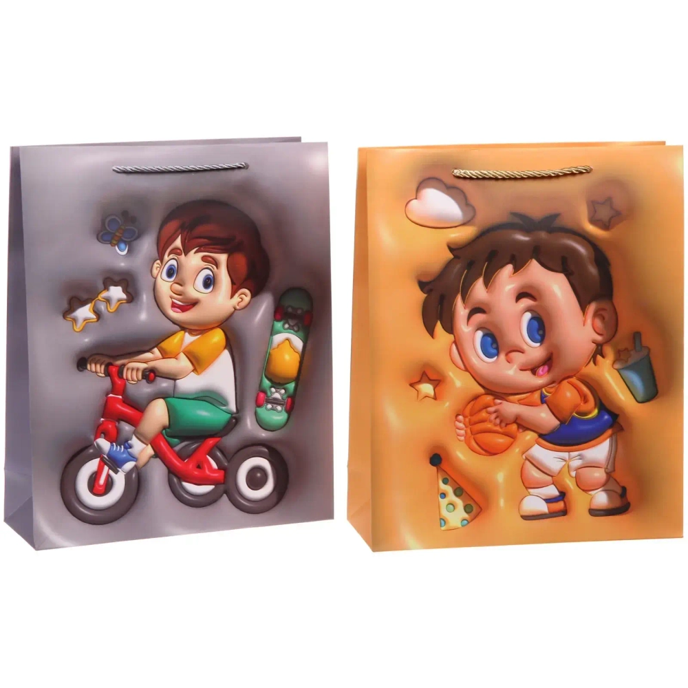 Пакет подарочный «Для сына» 26*32*10 см, микс