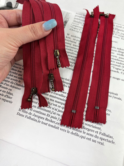 БОРДО - Нейлоновая молния №3 С ПУЛЛЕРОМ, 20см, неразъемная (1340 Евгения)
