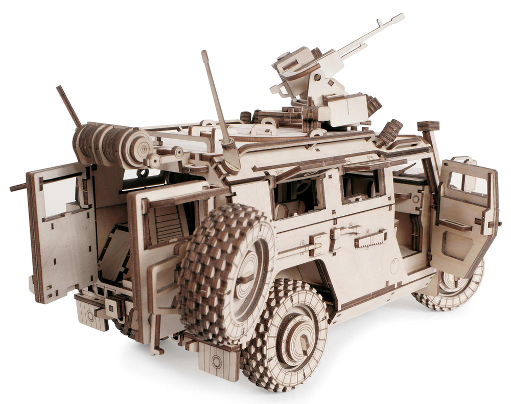 Конструктор из дерева Армия России Бронеавтомобиль
