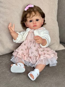 Кукла Реборн виниловая 55см в пакете (FA-280)