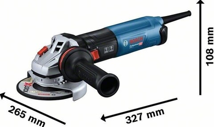 Угловая шлифмашина сетевая BOSCH GWX 17-125 S X-LOCK 06017D2300