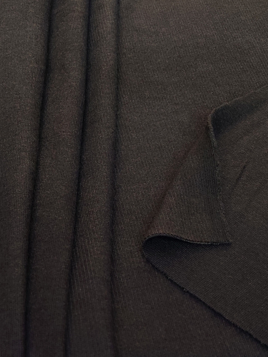 Трикотаж лапша, коричневый, вискоза MANGOLI