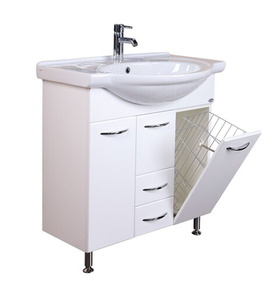 Тумба Onika МОНИКА 75.17 с раковиной Santek БАЙКАЛ 75