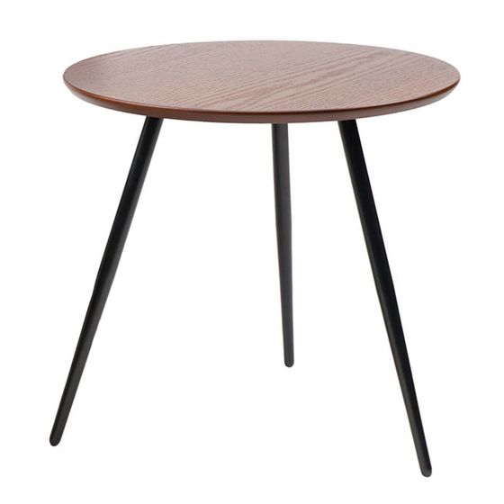Журнальный столик Buzzola, Ø48 см, коричневый