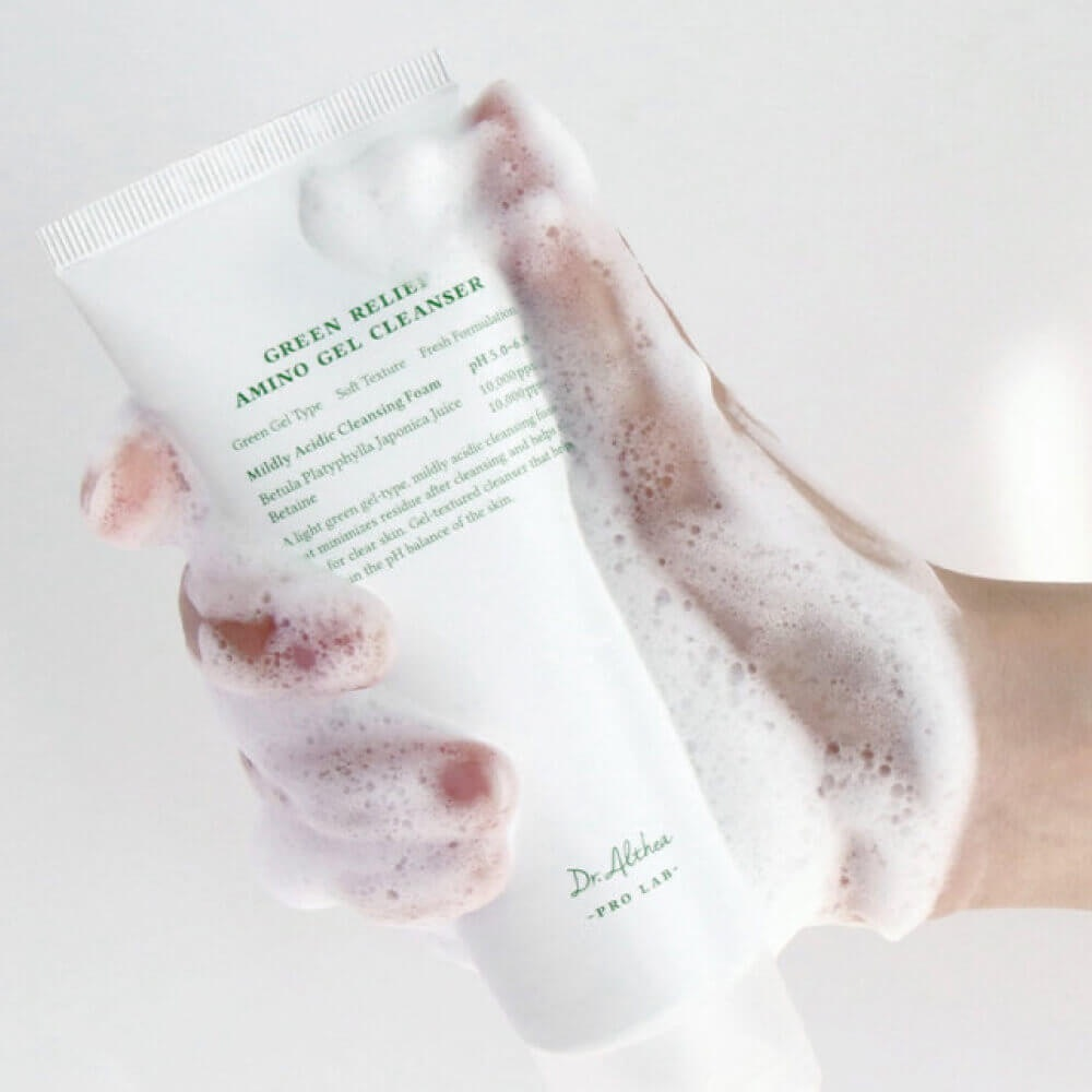 [DR. ALTHEA] Гелевая пенка для умывания Green Relief Amino Gel Cleanser, 100 мл.