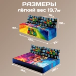 Бескаркасный диван кровать раскладной "Супер Марио"