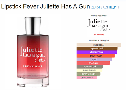Juliette Has A Gun Lipstick Fever 100ml (duty free парфюмерия)