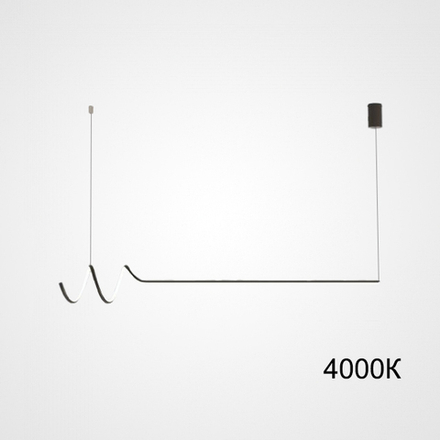 Подвесной светильник DAMARIS L120 Black 4000К