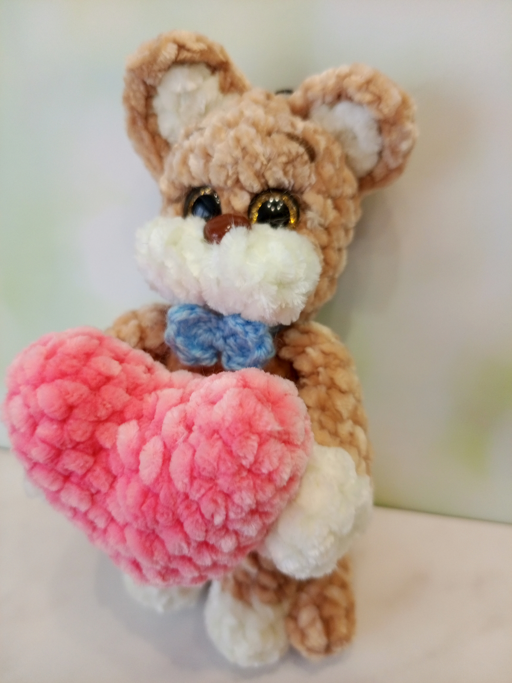 Брелок-игрушка Котик с сердцем