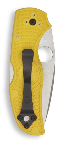 Складной нож Spyderco Native 5 Salt C41PYL5 c клинком из стали LC200N Rustproof Steel, рукоять FRN