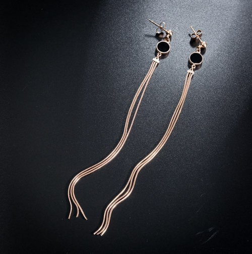 SALE! Длинные серьги - цепочки из ювелирной стали, 1 пара.