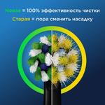 Набор оригинальных электрических зубных щеток Oral-B Vitality Pro, 2 щётки, Чёрная и Лиловая, 2 насадки