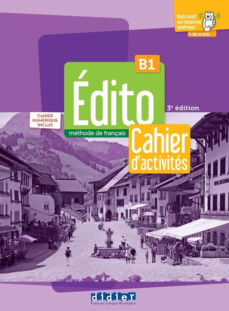 Edito B1 - edition 2022-2024 - Cahier + numerique inclus