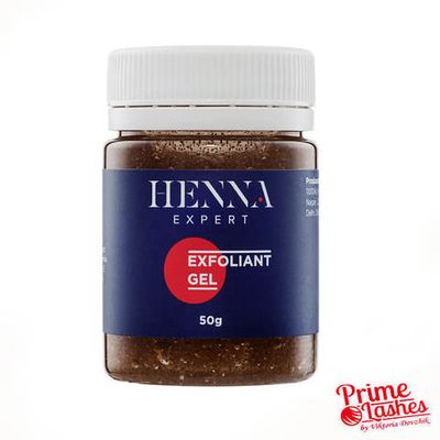 Скраб гель с миндальной крошкой Henna Expert, 50гр