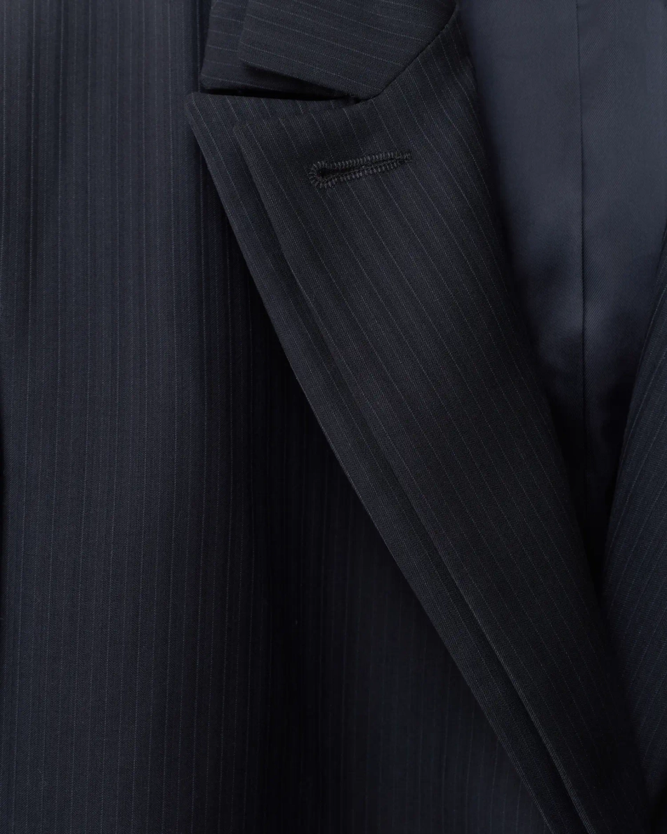 Пиджак из шерсти в тонкую полоску