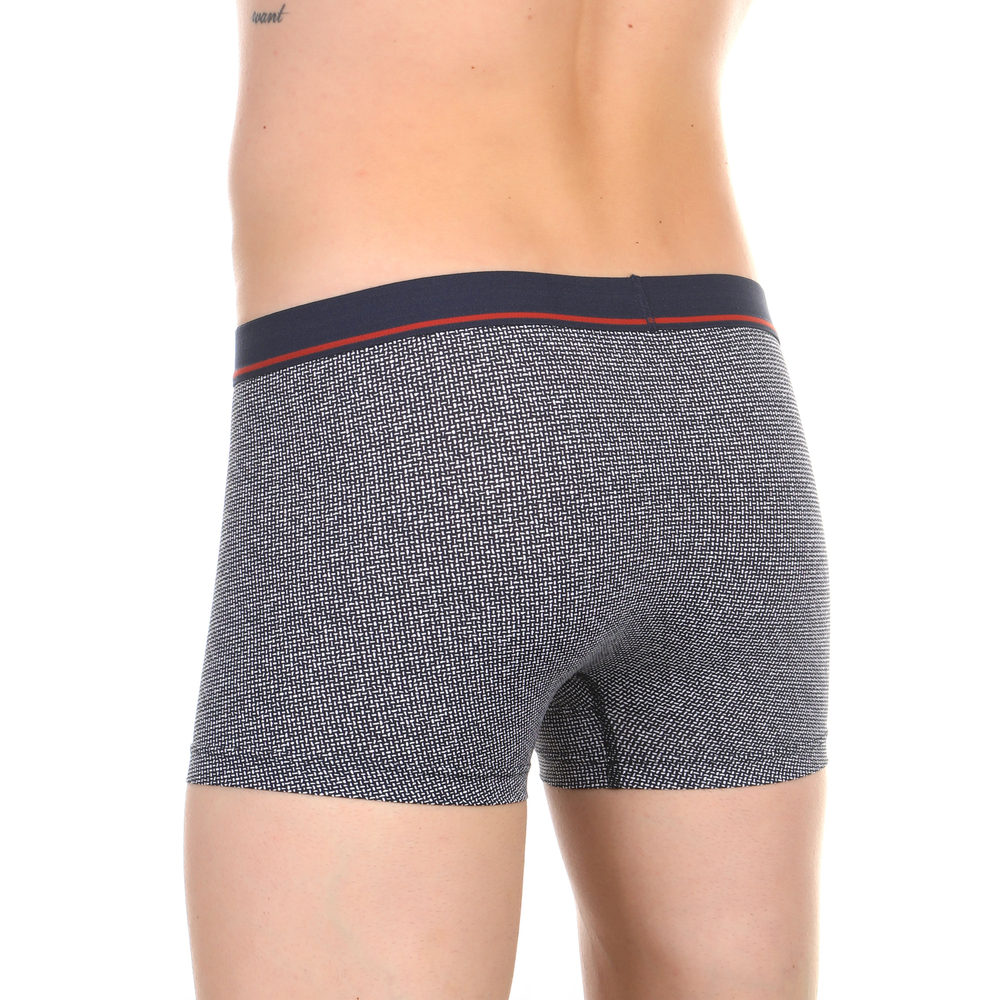 Мужские трусы боксеры темно-синие с узором Tom Tailor 70470/1204 636