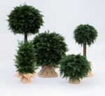 Искусственная Туя-Шар на ножке / туя Чупа Чупс (Литая хвоя) 80 см \ 115 см