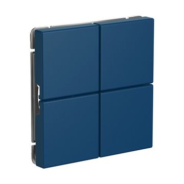 Выключатель сценарный 4-кл. ArtGallery (сх. 1) аквамарин SE GAL001174