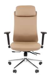 Офисное кресло Chairman 500LUX Россия экокожа бежевый