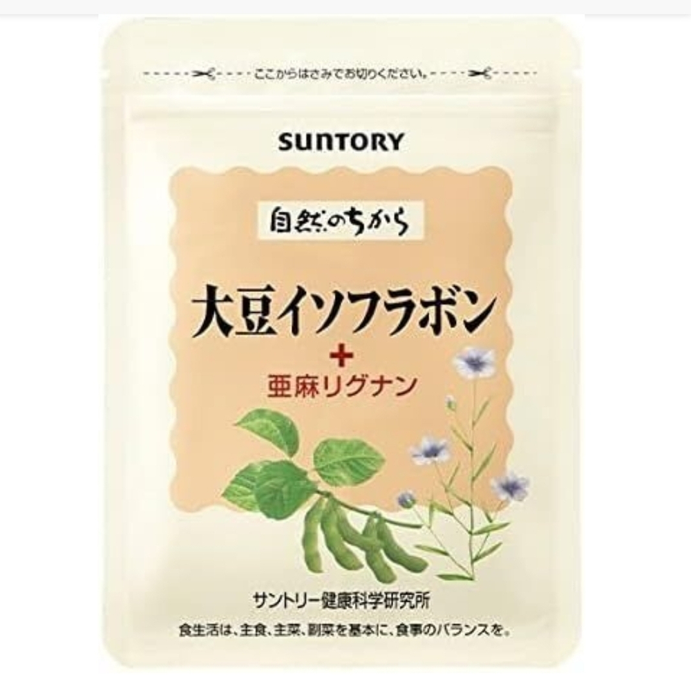 SUNTORY - cоевый изофлавон + льняной лигнан, витамин Е