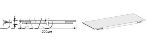 Добор "Т" 2070*200*10