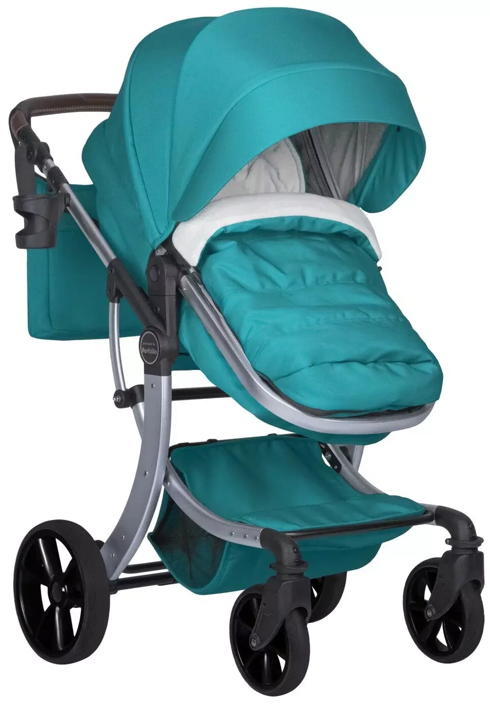 Коляска трансформер Aimile Original New Silver (Голубая гавань NDS-6)