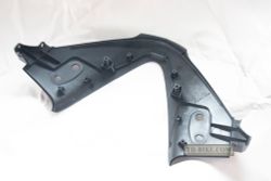 64250-KPP-T00ZA. COWL, FR. UPPER, ASTEROID BLACK METALLIC (NHA35). Honda CBR125, CBR150 2012-2017