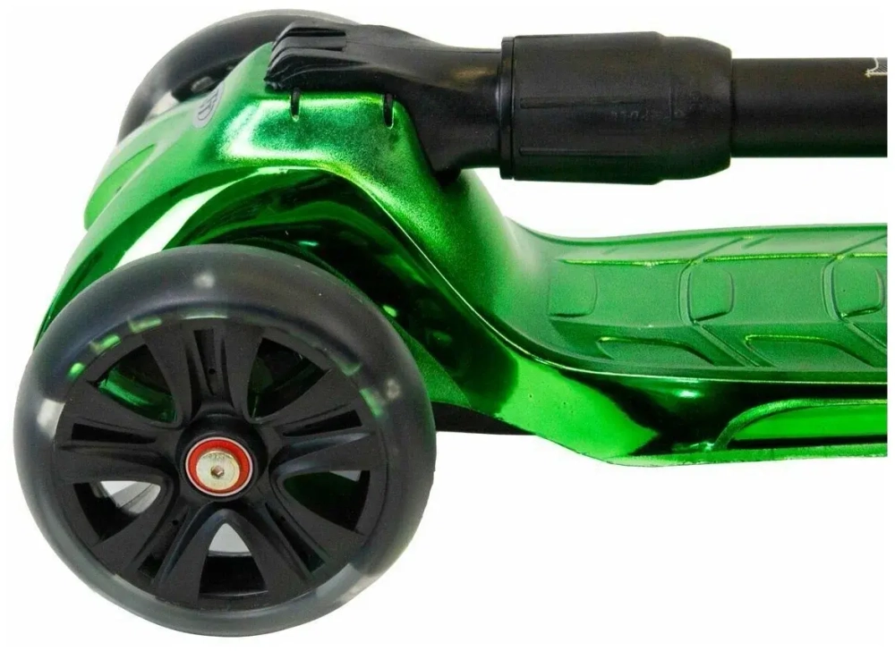 Самокат Teach Team Tiger plus green 1/4 зелёный