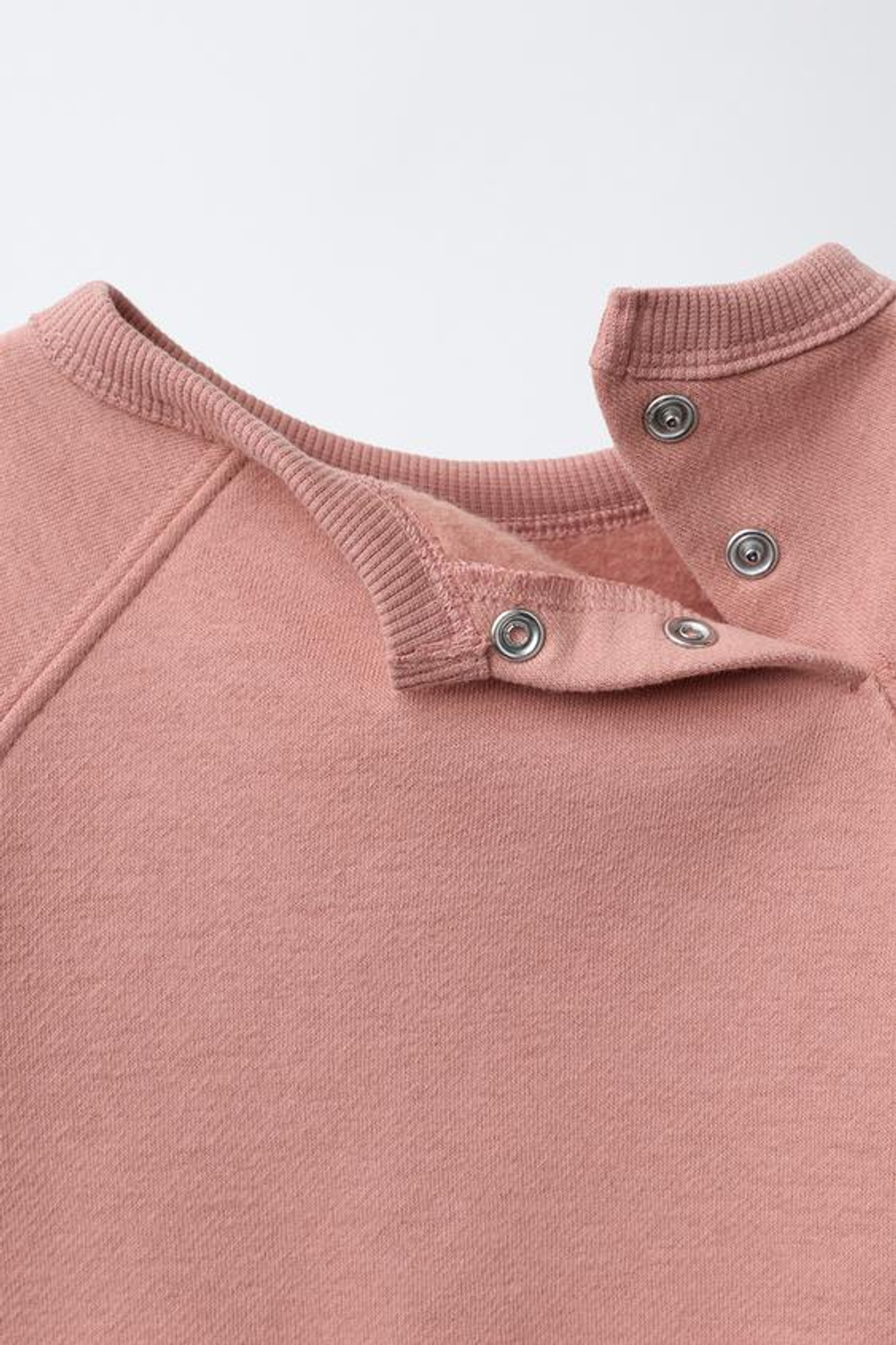 ZARA КОМПЛЕКТ ИЗ ТОЛСТОВКИ И ОДНОТОННЫХ ЛЕГИНСОВ, ЦВЕТ РОЗОВОГО МЕЛ