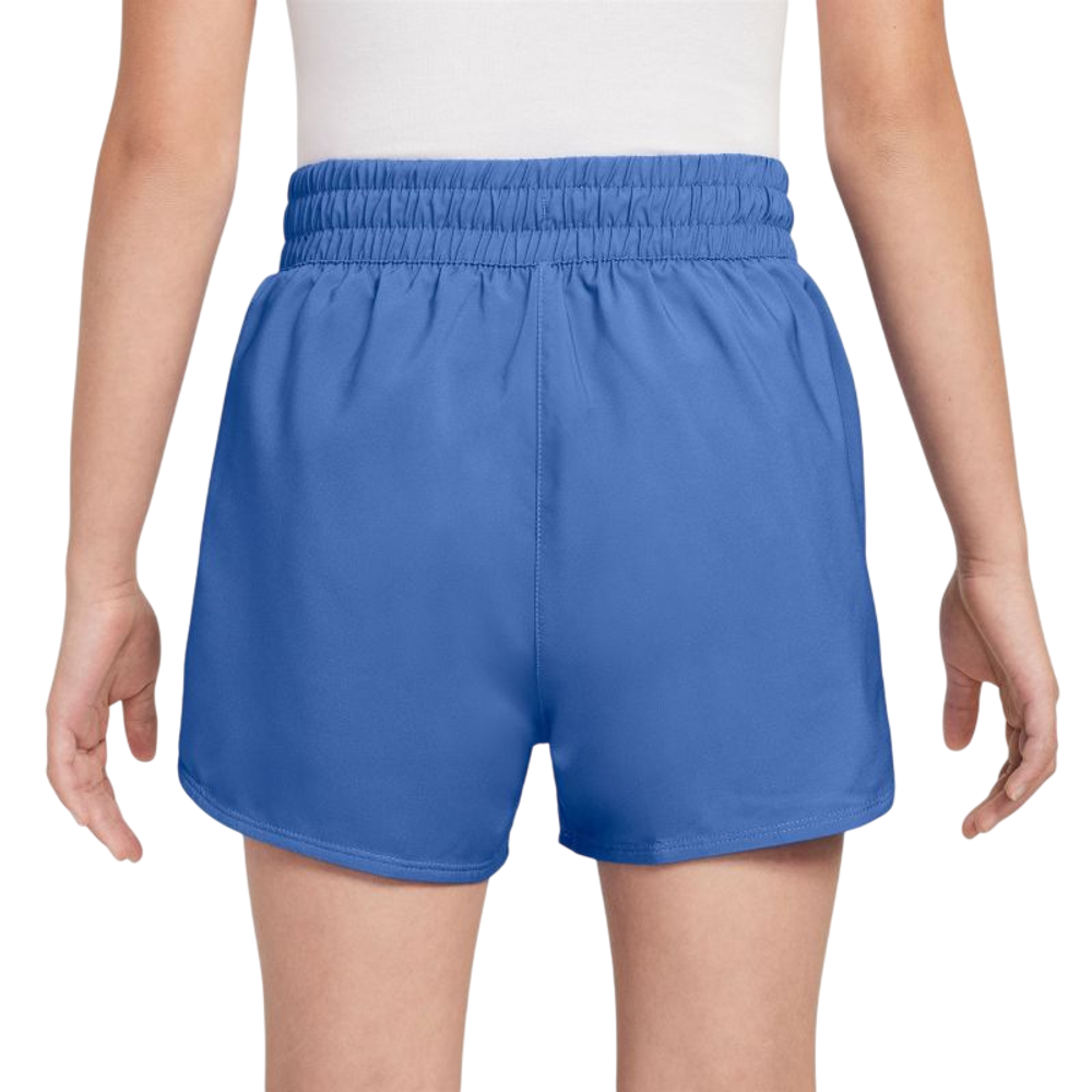 Детские шорты Nike Kids Dri-Fit One High-Waisted Woven Training - comet blue/white