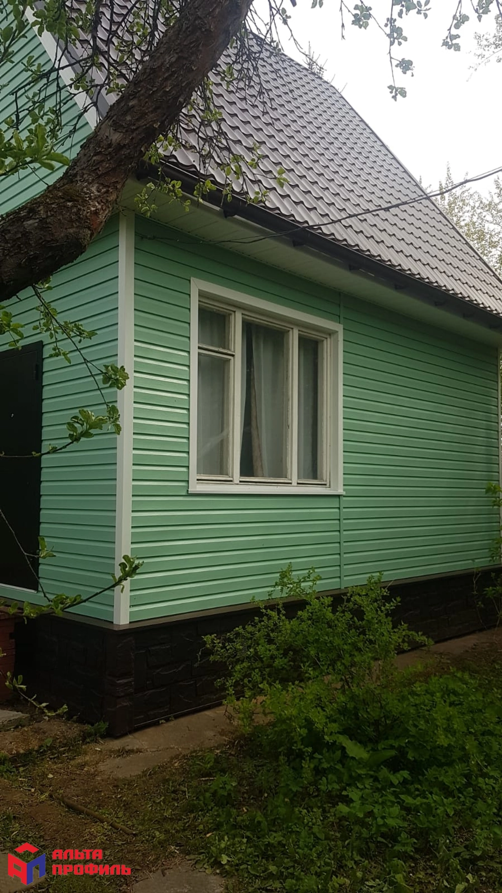 Сайдинг виниловый Альта-Профиль Корабельный брус Канада+ Престиж Фисташковый 3660х230 мм