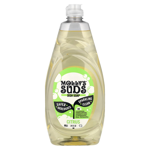 Molly's Suds, средство для мытья посуды, с цитрусовым вкусом, 24 жидк. унции