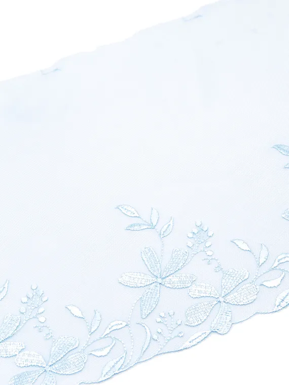 05-113 Вышивка на неэл. сетке 22 см, голубой