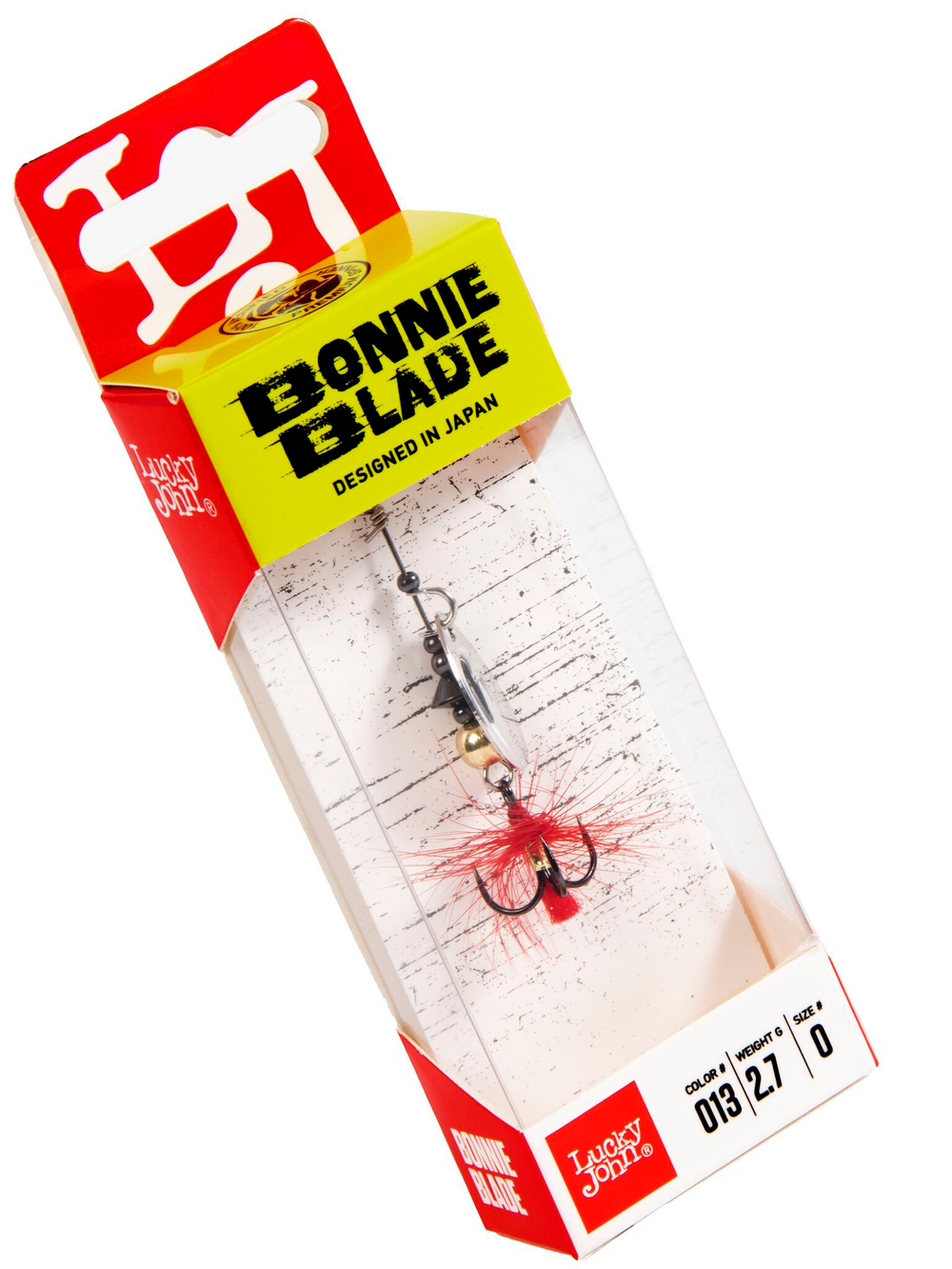 Блесна вращающаяся LUCKY JOHN Bonnie Blade №0 / 2.7 г / цвет 013