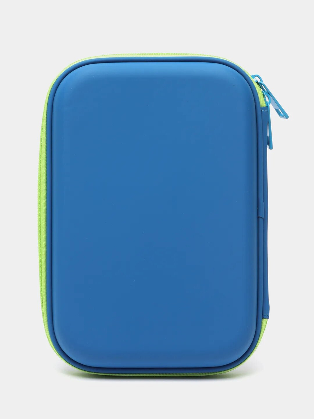 Пенал школьный с динозавром в школу для девочек мальчиков с 3д рисунком на молнии, синий