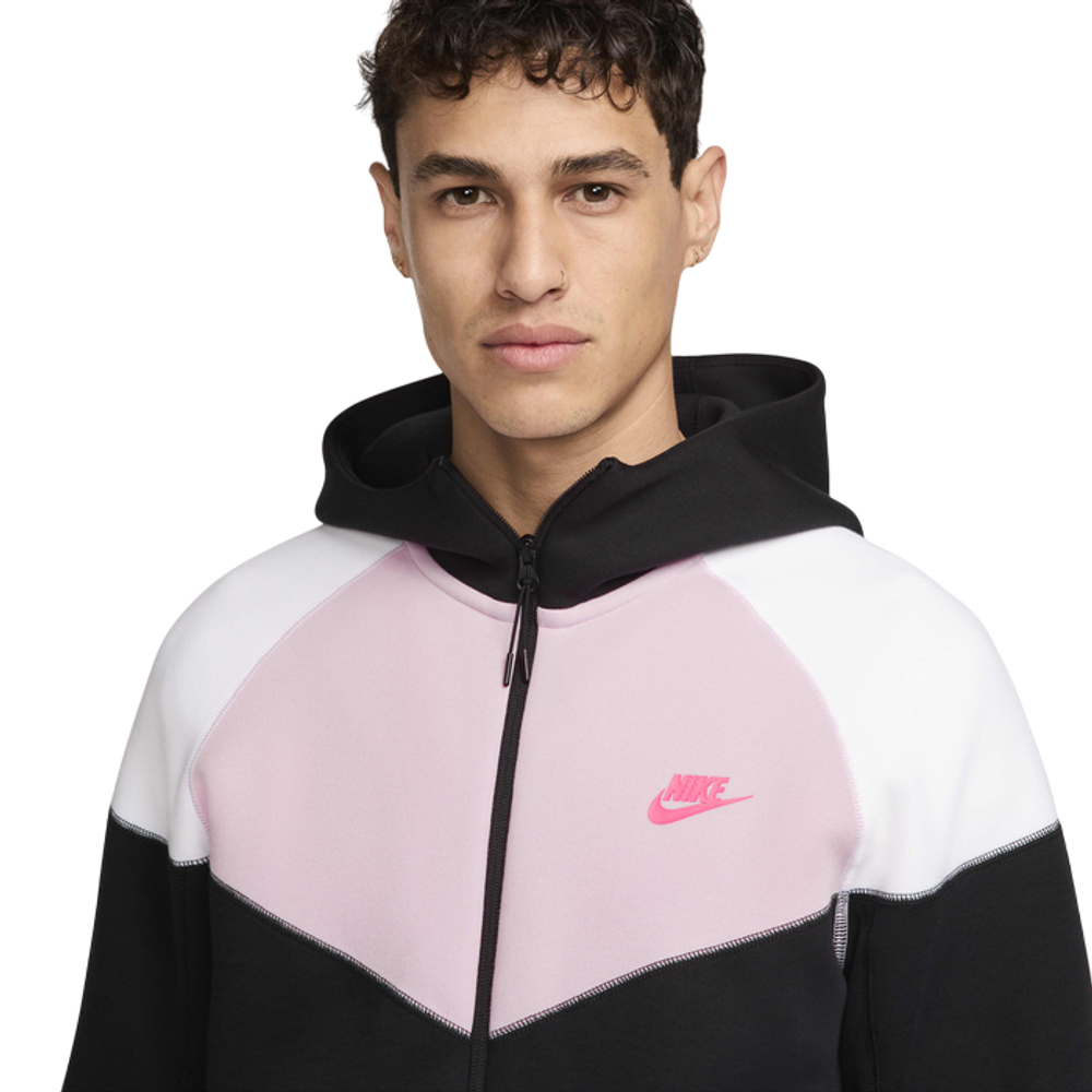 Зип Худи Nike Tech Fleece 2023 Black/Pink/White