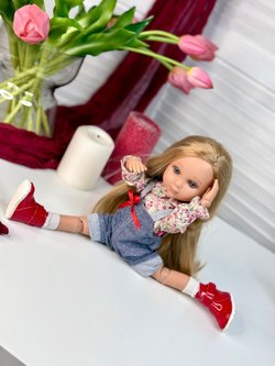 Кукла BERJUAN виниловая, шарнирная 35см Ева (5820)