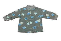 Кофточка длинный рукав на кнопках их 100% хлопка (кулирка) на рост 68 см