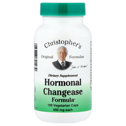 Christopher's Original Formulas, Hormonal Changease Formula, 100 вегетарианских капсул