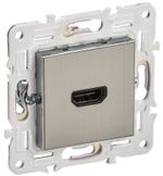 SKANDY Розетка HDMI SK-H01N металл никель IEK