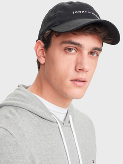 Бейсболка Tommy Hilfiger Embroidered Tommy Logo Deep Black - One Size