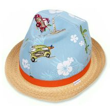 Соломенная шляпа с пляжным принтом Trestelle